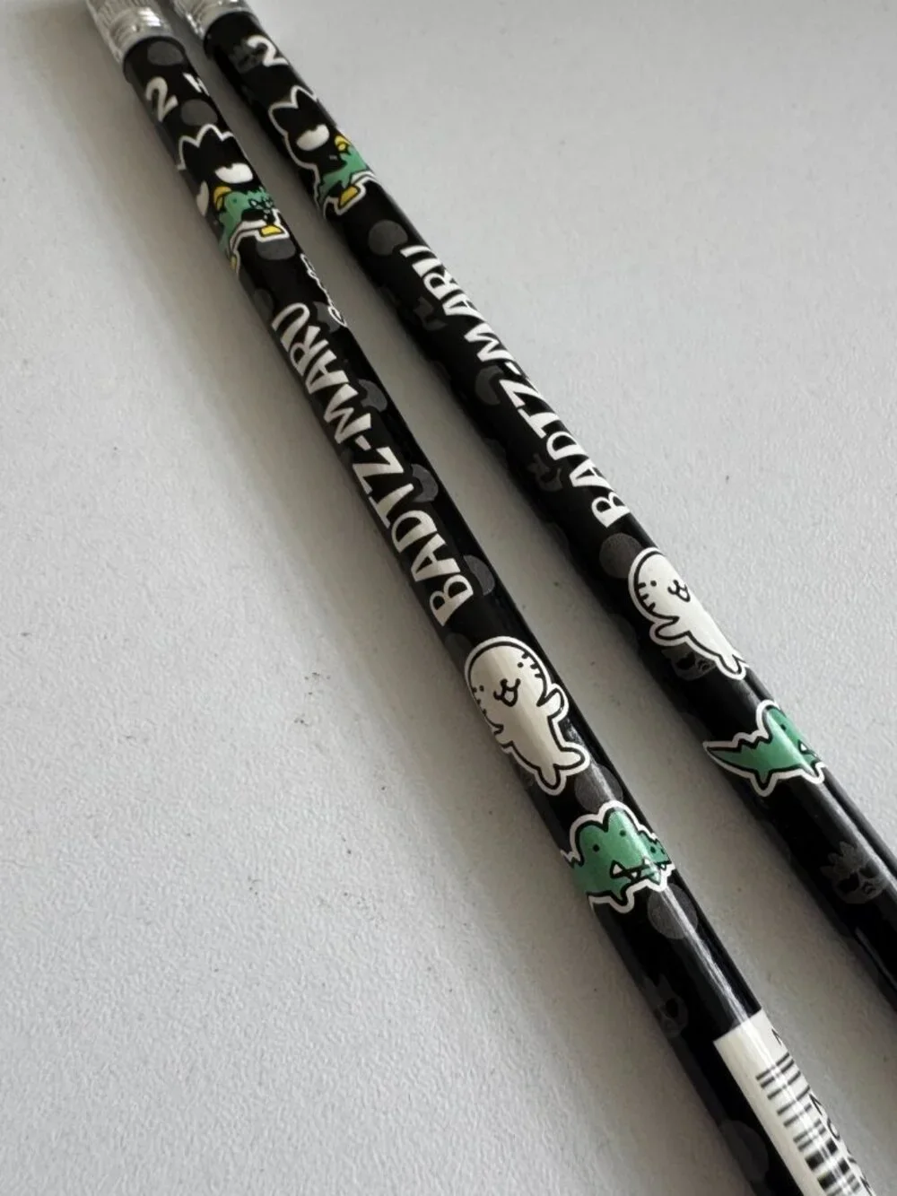 Sanrio Badtz Maru Set of 5 HB #2 Pencils Kawaii 2012 Made in Taiwan